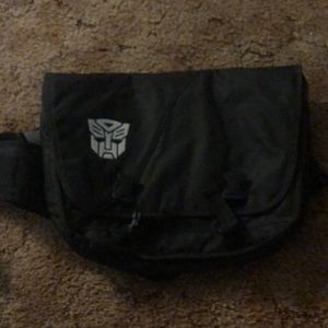 Loot crate transformers messenger bag